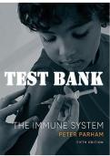 TEST BANK for The Immune System&comma; 5th Edition by Peter Parham
