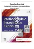 Complete Test Bank Radiographic Imaging and Exposure 6th Edition bẏ Terri L&period; Fauber With MCQs And Answers&period;