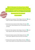 PHIL101 Philosophy of the Human Person official  Objective Assessment Comprehensive Resource To Help  You Ace 2026-2027 Includes Frequently Tested Questions  With ELABORATED 100&percnt; Correct COMPLETE SOLUTIONS  Guaranteed Pass First Attempt&excl;&excl;  Current Update&excl;