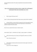 WGU C202  Capital Objective Assessment Test Bank