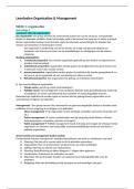 Samenvatting Organization & Management