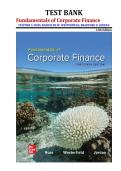 Fundamentals of Corporate Finance 13th Edition Test Bank &vert; Ross&comma; Westerfield & Jordan