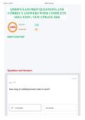 QMHP EXAM PREP QUESTIONS AND CORRECT ANSWERS WITH COMPLETE SOLUTION &vert; NEW UPDATE 2026