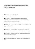 NCAC II ACTUAL EXAM Q&A 2026 STUDY GUIDE GRADED A&plus;