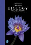 TEST BANK FOR Campbell Biology&comma; 12th Edition by Lisa A&period; Urry&period;ISBN&colon;9780135188743 COMPLETE GUIDE ALL CHAPTERS COVERED 100&percnt; VERIFIED A&plus; GRADE ASSURED&excl;&excl;&excl;&excl;&excl; NEW LATEST UPDATE&excl;&excl;&excl;&excl;&excl;