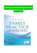 Test Bank for Family Practice Guidelines 5th Edition by Cash&comma; Glass&comma; & Mullen &vert; Complete Guide for Nurse Practitioners & FNP Students &vert; Chapters 1-23