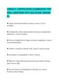 CIDESCO CERTIFICATION EXAMINATION TEST 2026 QUESTIONS WITH SOLUTIONS GRADED A&plus;