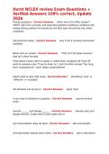 Hurst NCLEX review Exam Questions &plus; Verified Answers 100- correct&comma; Update 2026