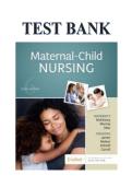 Maternal-Child Nursing 6th Edition Test Bank &vert; Emily Slone McKinney & Susan Rowen James &vert; Latest Update 2026 &vert; 100&percnt; Pass Guarantee