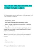 CLC 059 TEST PAPER 2026 QUESTIONS WITH CORRECT ANSWERS GRADED A&plus;