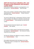 AVM 102 Final Exam &lpar;Weather&comma; ATC&comma; and Airspace&rpar; Exam Questions and Answers &lpar;Latest 2026&rpar;&period;