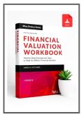 Financial Valuation Workbook 5th Edition by Hitchner&colon; Step-by-Step Exercises&comma; Solutions&comma; and Practice Management Tools