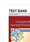 TEST BANK For Concepts For Nursing Practice &lpar;With Ebook Access On Vitalsource&rpar; 4th Edition Most Latest Version 2025 &lbrack;A&plus;&rsqb; All Chapters Fully Coveredby Jean Foret Giddens Phd RN FAAN ANEF isbn 978-0323809825 COMPLETE GUIDE ALL CHAPTERS COVERED 100&percnt; VERIFIED