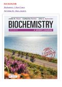 TEST BANK FOR Biochemistry&colon; A Short Course 5th Edition By &semi; Hines&comma; Justin K&period;&lpar; Latest Version 2026&rpar;
