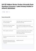 MN 551 Midterm Review Purdue University Exam Questions & Answers &vert; Latest Already Graded A&plus; UPDATE 2025&vert;2026&excl;&excl;
