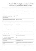 NRA   Bundled Exam Questions WITH  CORRECT Answers