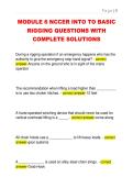 MODULE 6 NCCER INTO TO BASIC  RIGGING QUESTIONS WITH  COMPLETE SOLUTIONS