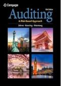 Auditing a business risk approach international edition 12th  edition by audrey a&period;gramlin exam bank &vert;&vert;ISBN&colon;9780357721872