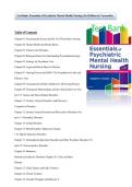 Test Bank&colon; Essentials of Psychiatric Mental Health Nursing 3rd Edition&colon; Varcarolis &vert; All 28 Chapters Covered With Questions And Correct Answers &vert; With Rationales And Case Study&period;