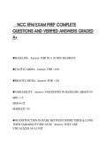 NCC EFM EXAM PREP COMPLETE QUESTIONS AND VERIFIED ANSWERS GRADED A&plus;