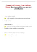 Semmelweis Entrance Exam Medicine Biology Questions and Correct Answers&vert; Latest Update