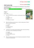 Test Bank for Your Health Today&colon; Choices in a Changing Society &lpar;8th Edition&rpar; by Teague Michael &vert; Comprehensive Health & Wellness Assessment Resource&period;