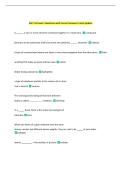 BSC 114 Exam 1 Questions with Correct Answers
