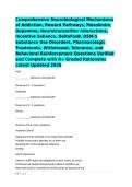 Comprehensive Neurobiological Mechanisms of Addiction&comma; Reward Pathways&comma; Mesolimbic Dopamine&comma; Neurotransmitter Interactions&comma; Incentive Salience&comma; DeltaFosB&comma; DSM-5 Substance Use Disorders&comma; Pharmacologic Treatments&comma; Withdrawal&comma; Tolerance&comma; and Behavioral Reinf