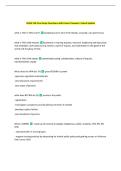 NURS 114 Final Exam Questions with Correct Answers