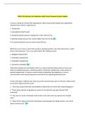 NUR 114 Perfusion Test Questions with Correct Answers
