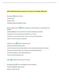 NUR 114 HESI Review Questions with Correct Answers&vert; Latest Update