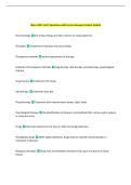 Nurs 1140&colon; Test 1 Questions with Correct Answers