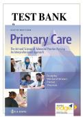TEST BANK  FOR Primary Care&colon; The Art and Science of Advanced Practice Nursing &ndash; an Interprofessional Approach 6th ED &vert;&vert; by  Debera J&period; Dunphy&comma; Lynne M&period;&semi; Winland-Brown&comma; Jill E&period;&semi; Porter Sixth Edition &vert;&vert; 6th ED &vert;&vert; ALL CHAPTERS COVERED &vert;&vert; 