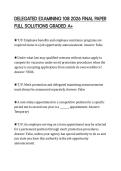 DELEGATED EXAMINING 108 2026 FINAL PAPER FULL SOLUTIONS GRADED A&plus;