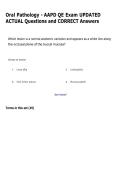 AAPD   Bundled Exam Questions WITH  CORRECT Answers