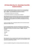 ATI Pharm Made Easy 5&period;0 - Hematologic Exam With Complete Solutions 