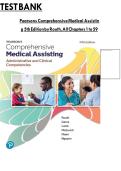 Pearson's Comprehensive Medical Assisting Test Bank 5th Edition by Routh&comma; Garza&comma; Lam&eacute;