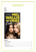 Boekverslag Exit&comma; Mel Wallis de Vries - Nederlands 