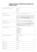 NUR 1460C   Bundled Exam Questions WITH  CORRECT Answers