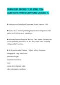 DUBAI RERA BROKER TEST BANK 2026 QUESTIONS WITH SOLUTIONS GRADED A&plus;