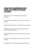 NCMA CPCM COMPREHENSIVE TEST PAPER 2026 COMPLETE ANSWERS ACCURATE