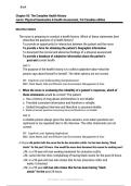 Physical Examination and Health Assessment Canadian Test Bank for Physical Examination and Health Assessment Canadian 4th Edition &ndash; 2026 Updated &ndash; Jarvis