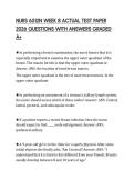 NURS 6512N WEEK 8 ACTUAL TEST PAPER 2026 QUESTIONS WITH ANSWERS GRADED A&plus;