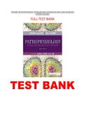 Pathophysiology&colon; The Biologic Basis for Disease in Adults and Children Test Bank for Pathophysiology&colon; The Biologic Basis for Disease 10th Edition &ndash; 2026 Updated &ndash; McCance