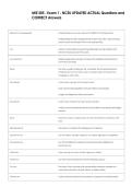 MIE 305 - Exam 1 - NCSU UPDATED ACTUAL Questions and  CORRECT Answers