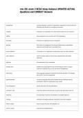 mie 201 exam 3 NCSU missy makanui UPDATED ACTUAL  Questions and CORRECT Answers