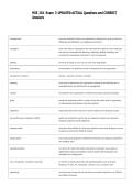 MIE 201 Exam 3 UPDATED ACTUAL Questions and CORRECT  Answers