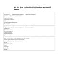 MIE 201 Exam 3 UPDATED ACTUAL Questions and CORRECT  Answers