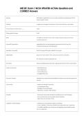 MIE 201 Exam 1 NCSU UPDATED ACTUAL Questions and  CORRECT Answers