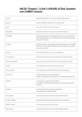 MIE 201 Chapters 1-3 &lpar;Test 1&rpar; UPDATED ACTUAL Questions  and CORRECT Answers